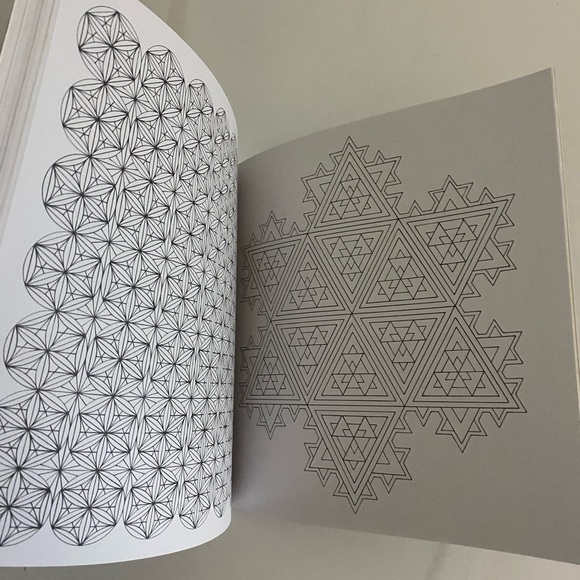 Golden Ratio Coloring Book & Mathematical Patterns Inspired by Nature & Art - Picture 4 of 9